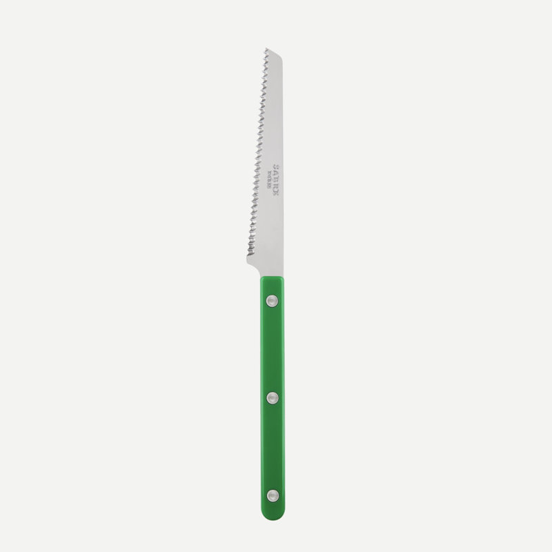 Bistrot Solid 4'' L Tomato Knife, Garden Green