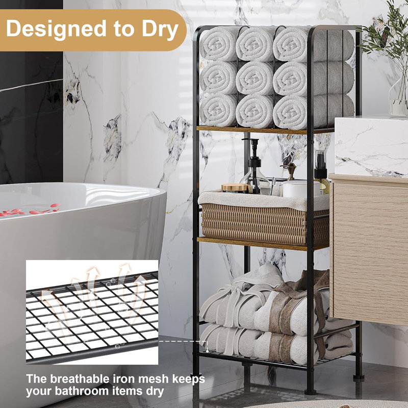 Towel Rack Free Standing 3-Tier
