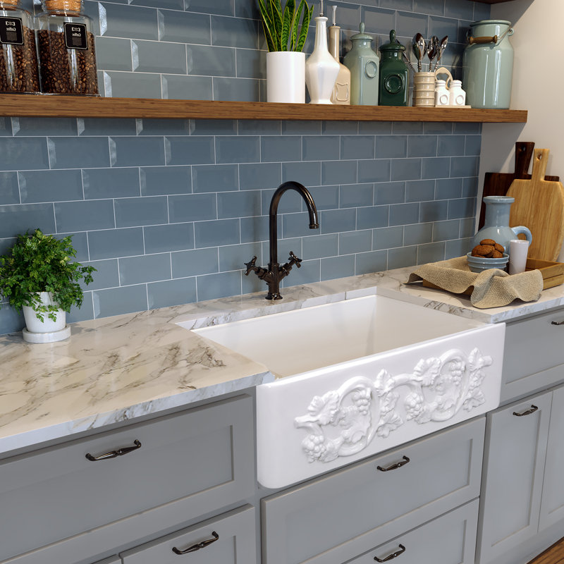 Vineyard 33'' L Single Basin Kitchen Sink