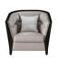 Fauteuil demi-tonneau de 37 po de largeur