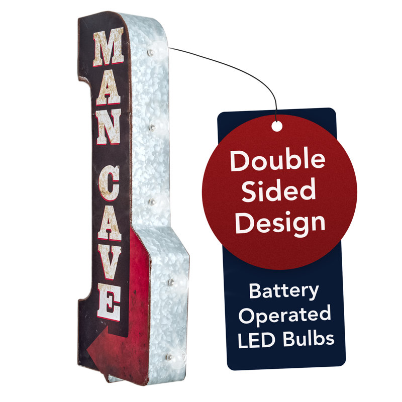 30'' Text & Numbers Themed LED Sign
