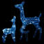 The Seasonal Aisle Acrylic Reindeer Family Decoration Lantern-1647914333