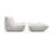 Suede Armless Bean Bag Set-86416662