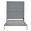 Grand lit escamotable mural avec tablettes, gris-707064043-707064054