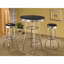 Tabouret de bar chromé (ensemble de 2)-438704288