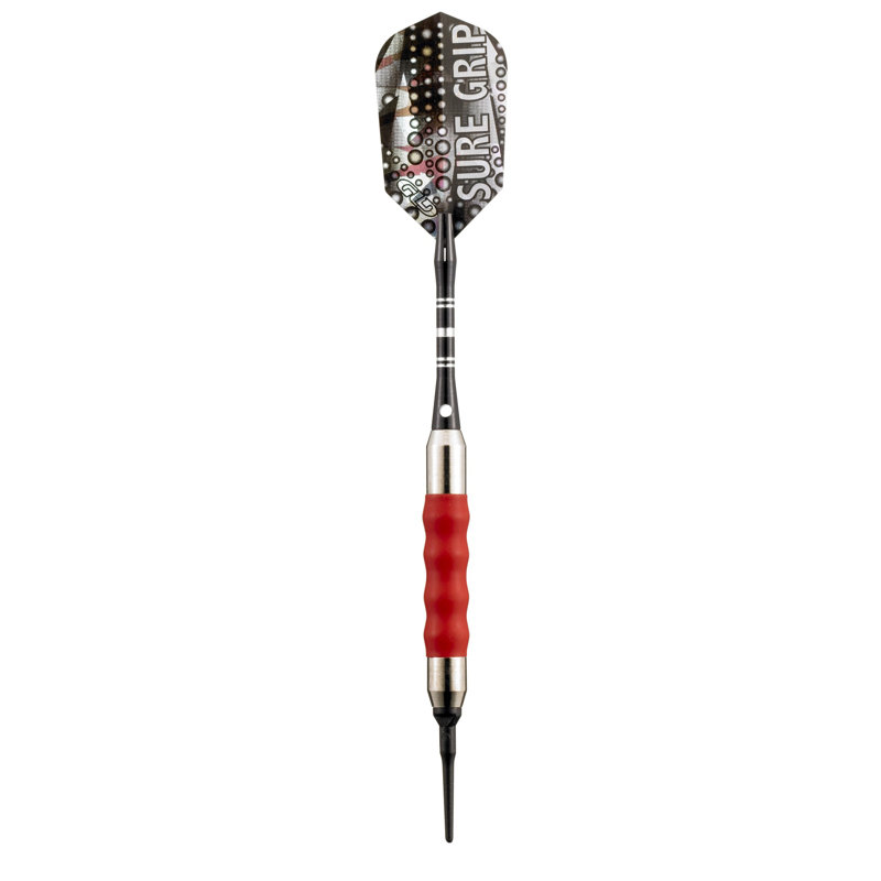 Fléchettes Viper Sure Grip à pointe souple rouge 20 grammes, Rouge