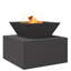 Fire Pit 50 X 50 X 40 Cm Steel-524832360