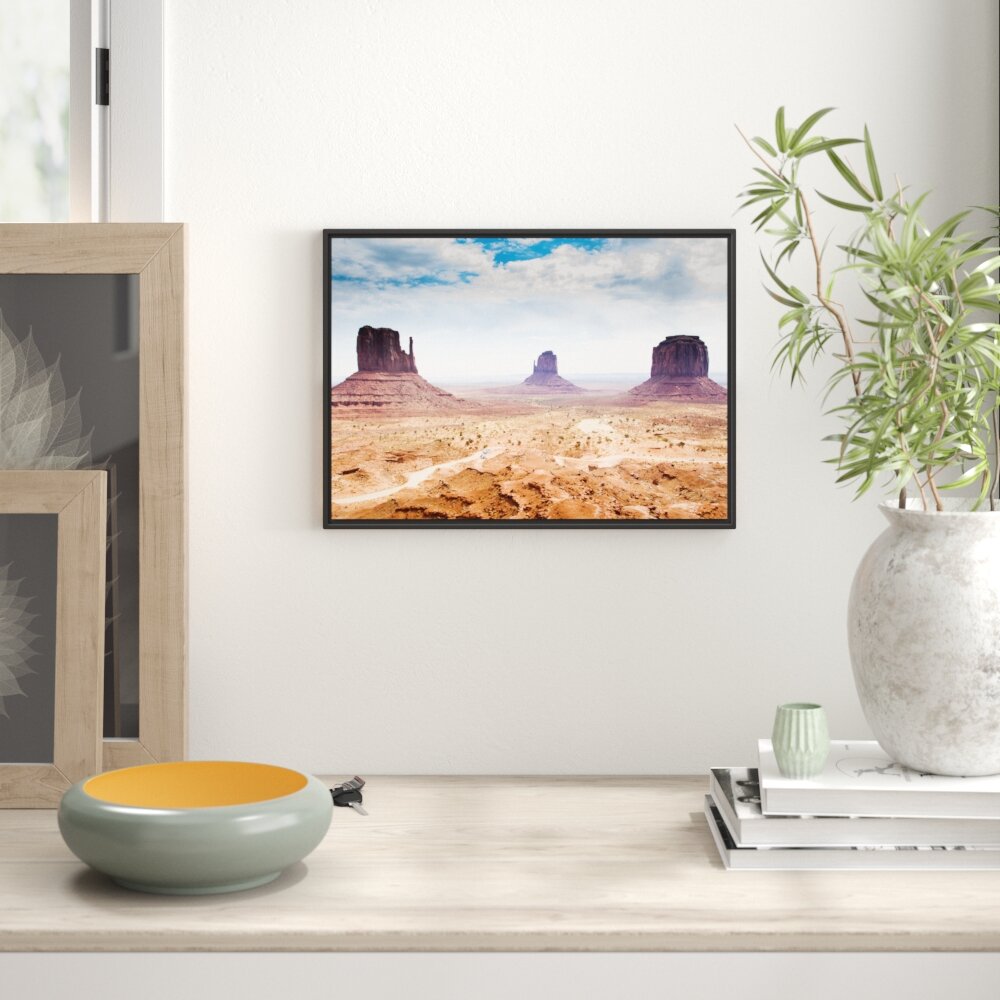 Schönes Monument Valley Gerahmter Kunstdruck