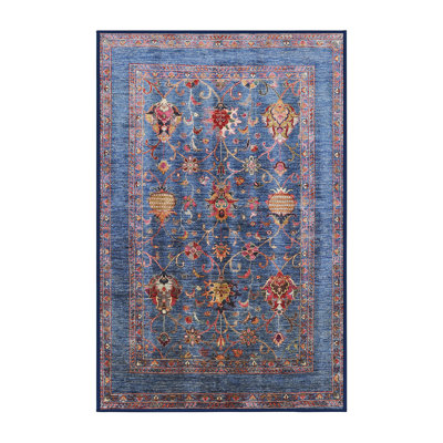 Tapis bleu / gris Ro
