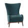 Fauteuil à oreilles en polyester de 33 po de large Casper