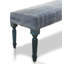 Banc rembourré bleu Mund