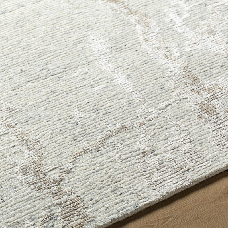 Jaylin Hand Knotted Area Rug, Rectangle 8' x 10'