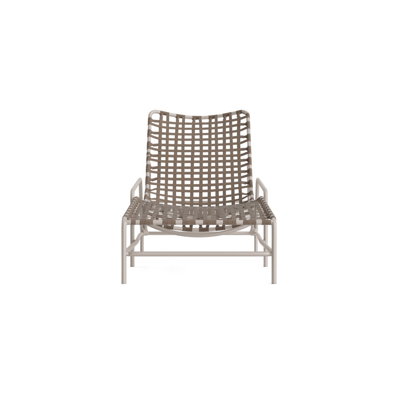Kantan Outdoor Chaise Lounge, Mica/Dove Smooth