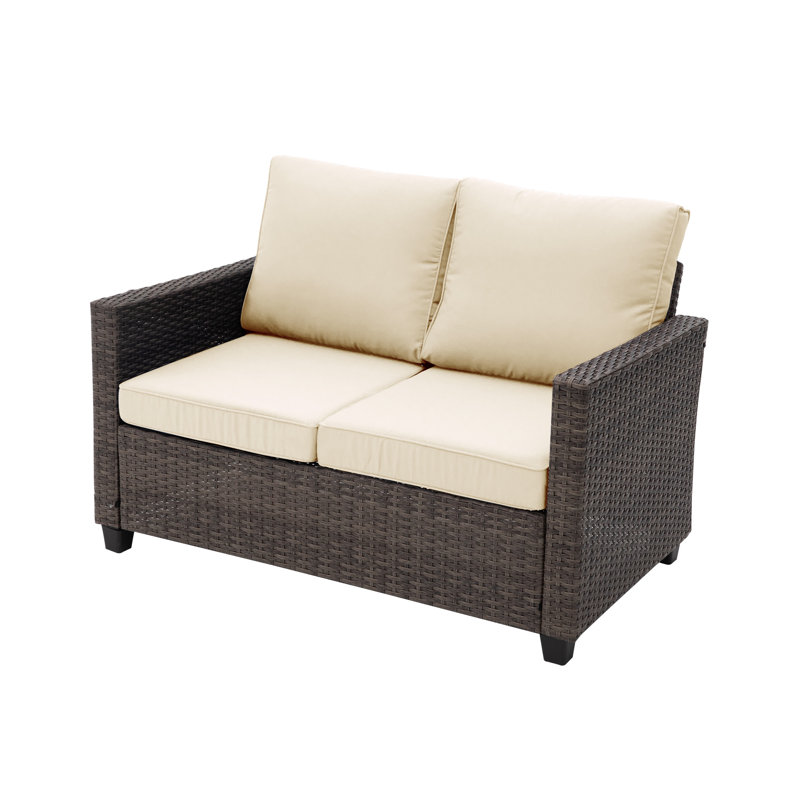 Causeuse de réception Brandtley, Beige