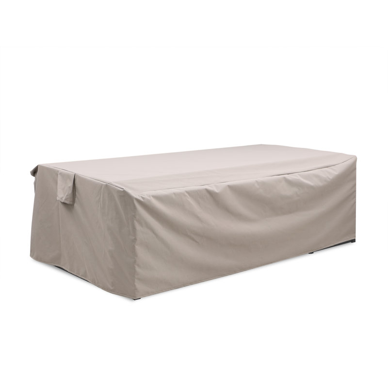 Pawni Teak Outdoor Dining Table with Custom Cover