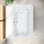 60" L x 43" W Drop In Whirlpool Acrylic Bathtub with Center Drain in White