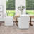 Cathlino 25" Wide Modern No Assembly Upholstered Linen Down Fill Dining Armchair with Interchangeable Casters & Fixed Feet (Set of 2)-98259764