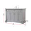 Ensemble de meuble-lavabo simple 48 po Clarence-2036724346