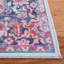 Tapis oriental bleu / rouille en coton Kingsford-3838973
