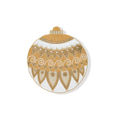 Golden Ornament Placemat.