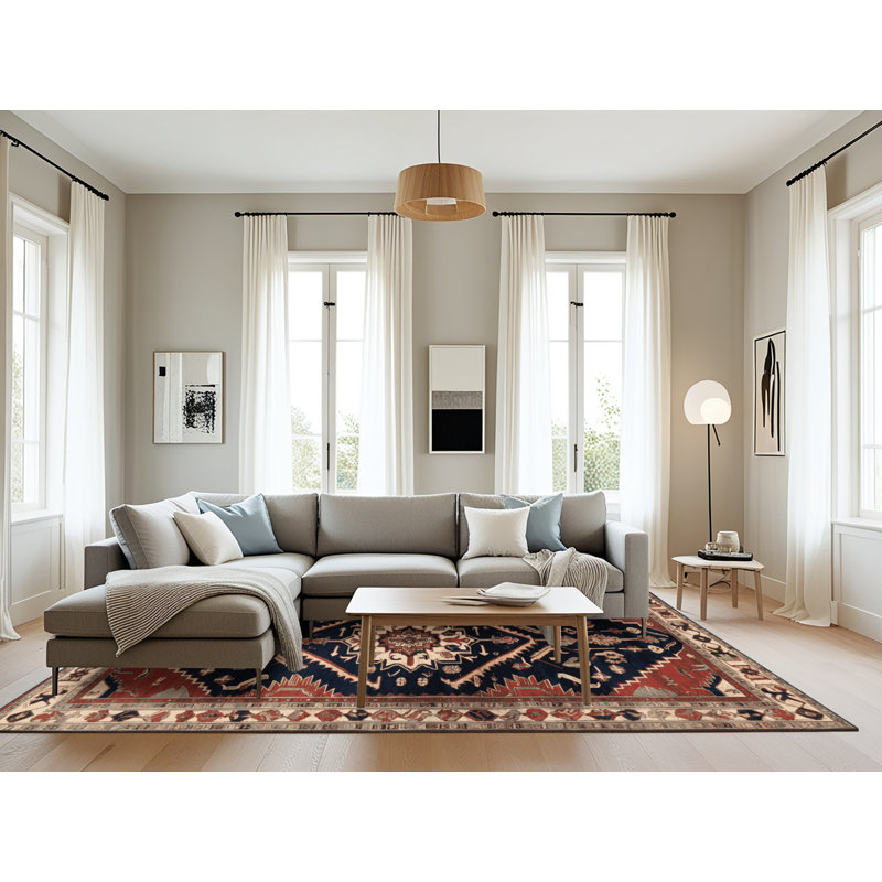 Machine Washable Persian Brown Area Rug, Rectangle 8 pi x 12 pi
