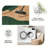 1PC Minimalist Abstract Wavy Line Forest Green Beige Terracotta Outline area rugs for Living Room, Soft and Comfortable, Suitable for all seasons, easy-to-maintain, machine washable Indoor floor mat, Under Table Farmhouse suitable for under dining...-1180601246