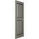Lifetime Vinyl Standard Two Equal Raised Panel Shutters with Shutter-Locks & Matching Screws