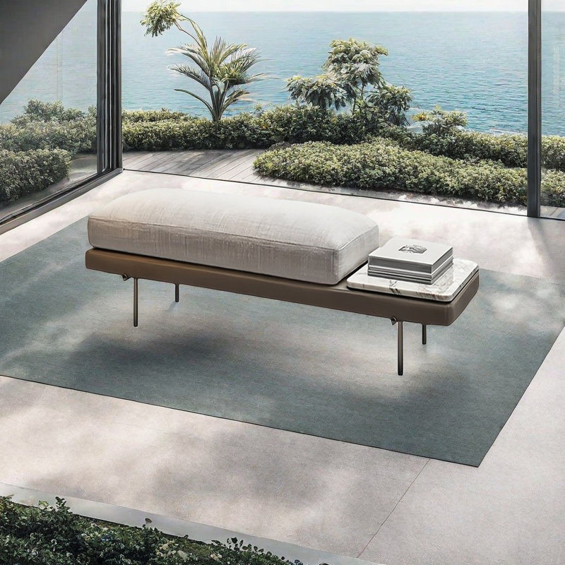 Mirycal Upholstered Bench, 15.74" H x 47.24" W x 17.71" D