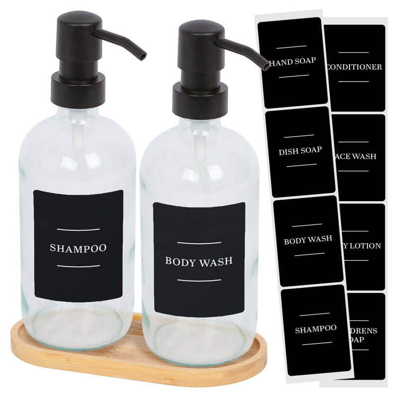 Bathroom Accessory, Clear/Black
