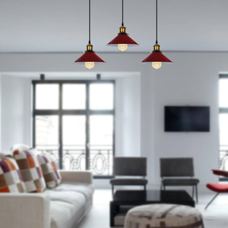 3 - Light Pendant, Red
