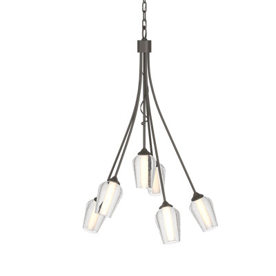 Lustre géométrique à 6 lumières Flora