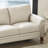 Marineta 61.5'' Genuine Leather Loveseat-2134863743