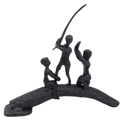 HUCKLEBERRY BOYS Iron Figurine 19cm
