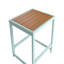 Garden Bar Chair AVETRANA Metal Light Green
