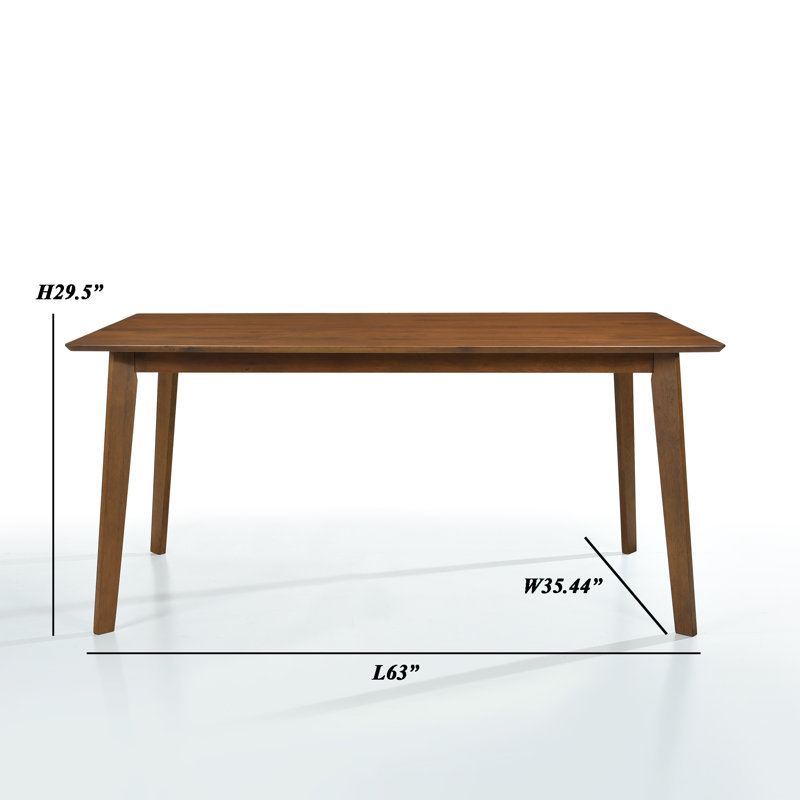 Table de salle à manger Lucia, H 29,5 po x L 63 po x l 35,44 po