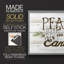 Peace on Earth Sprigs - Reproduction encadrée - Restickable-324737865-324737867
