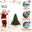 Arbre de Noël à charnière en forme de PE / PVC avec support en métal-326074558
