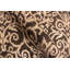 Tapis brun en laine noué à la main damassé rectangulaire 5 pi 2 po x 7 pi 6 po Damask