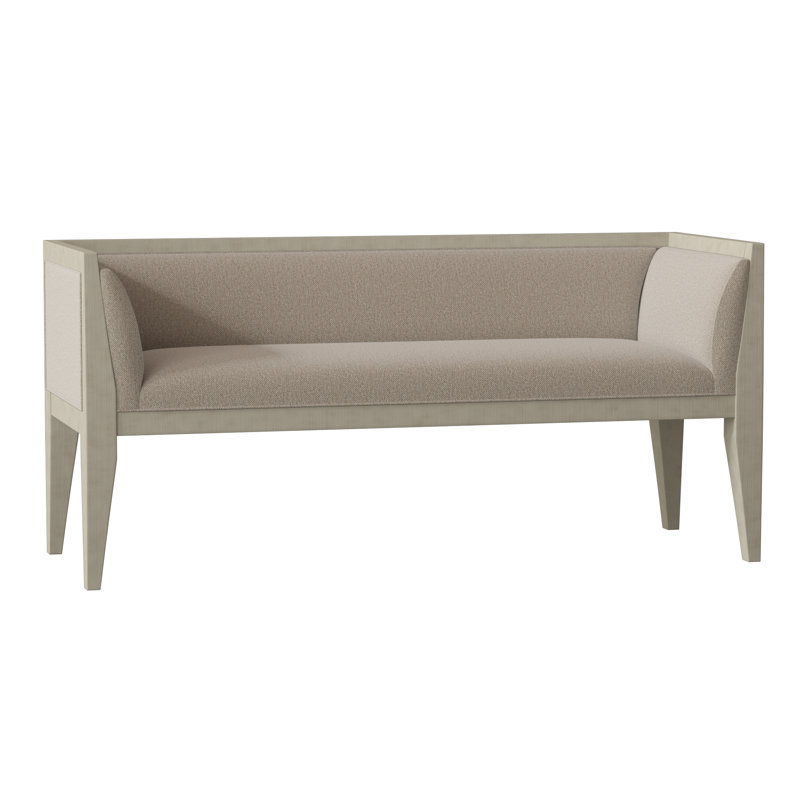 Jena Upholstered Bench, Sand (9508 05), Charcoal