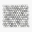 12" x 12"Hexagon Marble Honeycomb Mosaic Tile