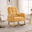 Chaise longue berçante avec repose-pieds Accent-1813445808