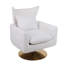 360-Degree Swivel Accent Chair with a Pillow-1162006660