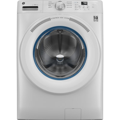 GE 4.6 cu. ft. (IEC) Capacity Style – Front Load Washer with UltraFresh Vent System White - GFW350SSYWW