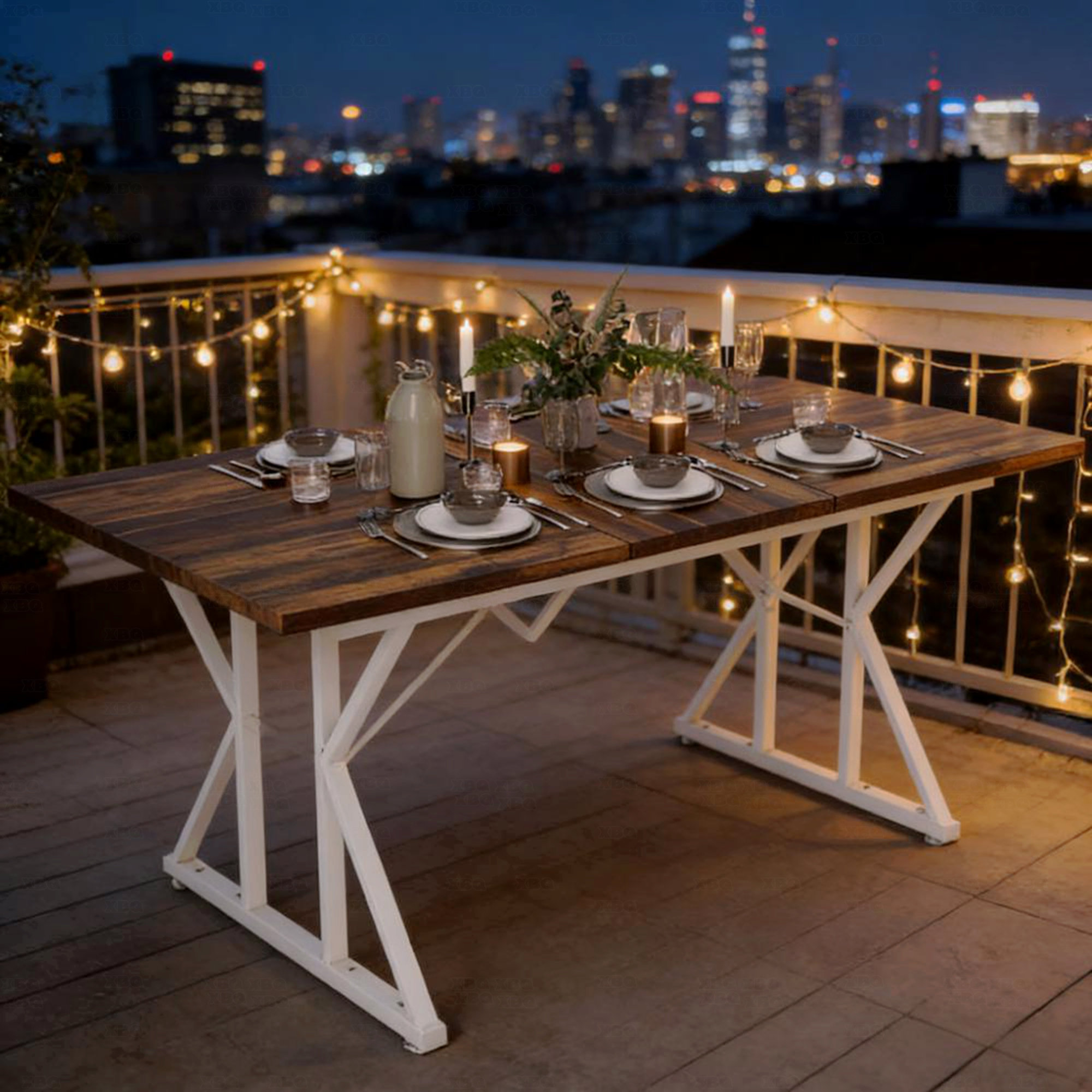 Ebern Designs Modern Extendable Dining Table Expandable Kitchen ...