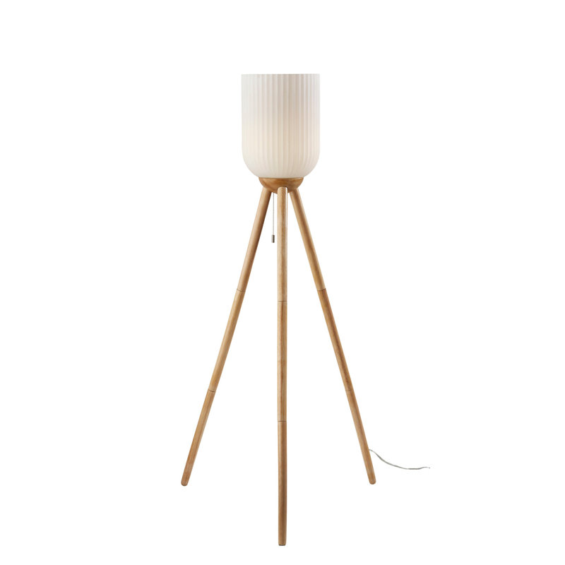 Lampe trépied 58 po Lapka, Naturel
