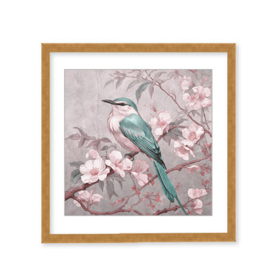 Nature Inspired Blue Chinoiserie Bird Spring Vibes