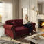 Canapé en velours 63 po Chesterfield-270445336