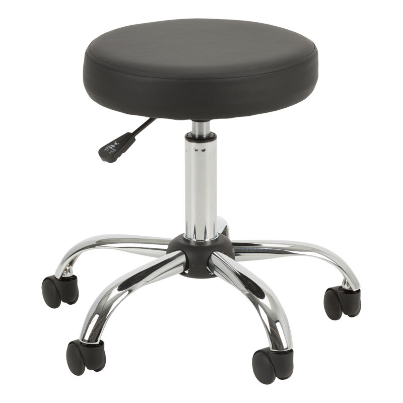 Abi-Louise Adjustable Height Lab Stool with Wheels