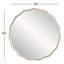 Uttermost Aneta Large Gold Round Mirror