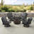 Ferryn 4 - Person Patio Conversation Set with Cushions-1510965653